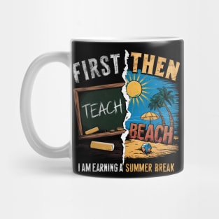 Last Day Of School Summer Break Funny Teacher Father's Day Mug